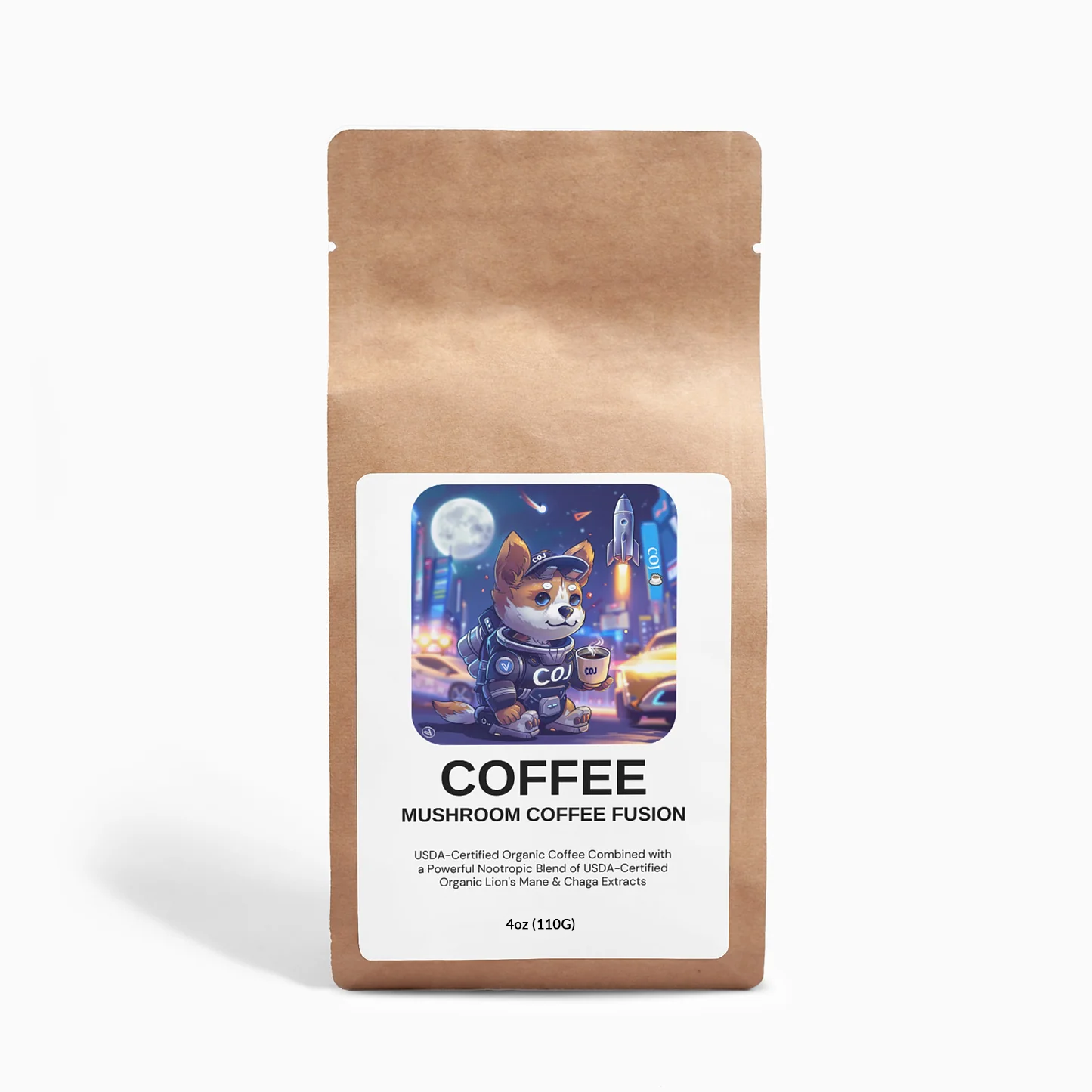 Mushroom Coffee Fusion - Lion’s Mane & Chaga 4oz(110G)