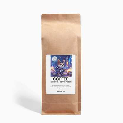 COJ's Mushroom Coffee Fusion with Lion’s Mane & Chaga (16oz)(450G, 1 LB)